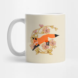 Red fox in the forest Mug